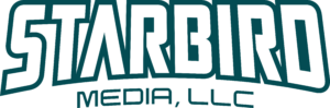 Starbird Media, LLC logo - text only (midnight green)